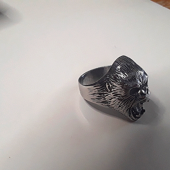 Stainless steel handcrafted ring set size 11 customized unique designs - Picture 11 of 15